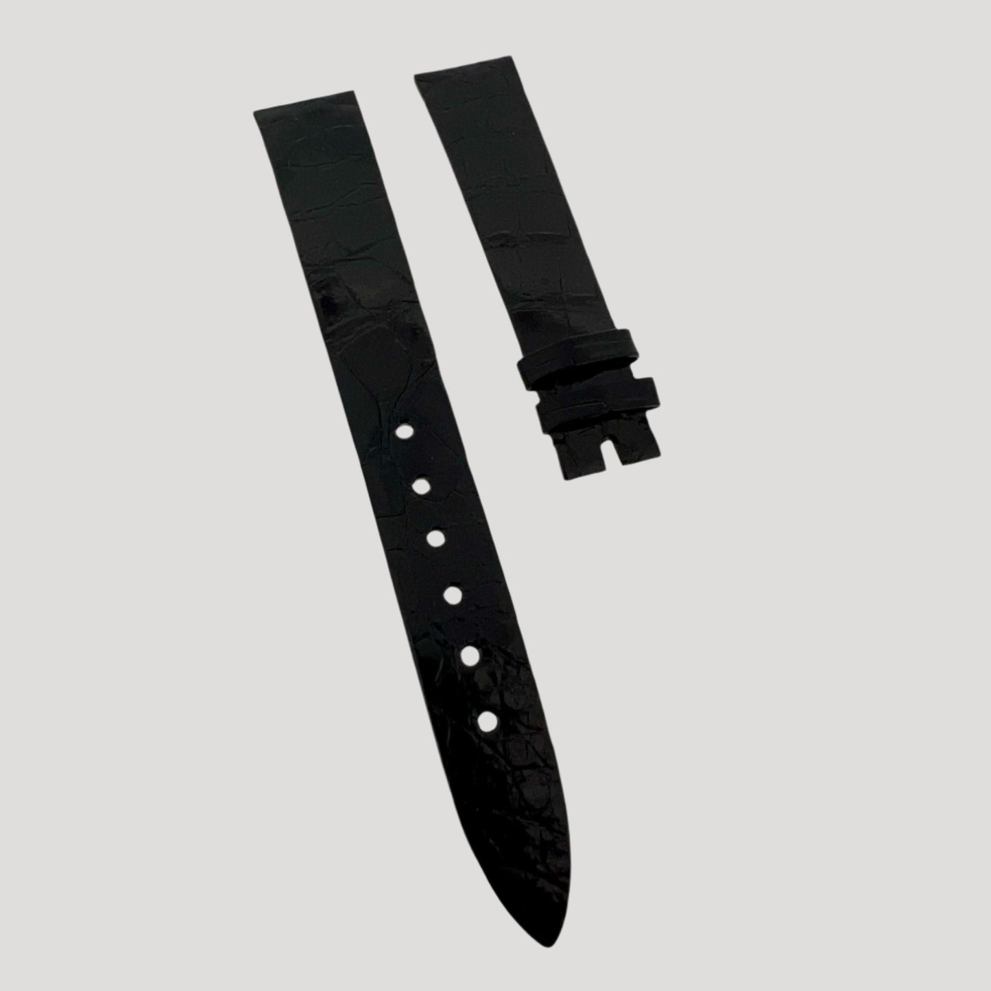 Patek Philippe New Black Croco Band / Bracelet / Strap 16/14 mm