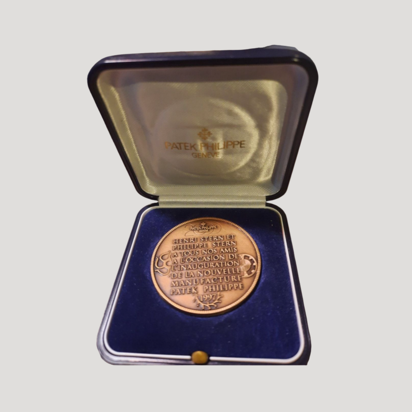 Patek Philippe Bronze Medals/Médaille 1997 Inauguration of Patek Philippe Manufacture