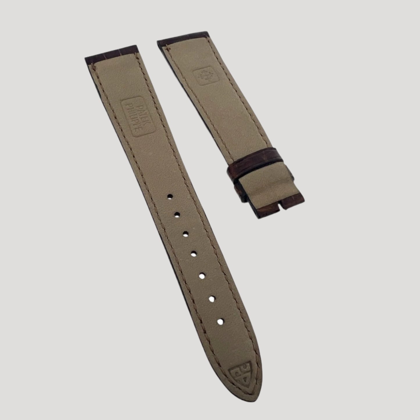 Patek Philippe New Brown Croco Matte Band / Bracelet / Strap 18/14 mm