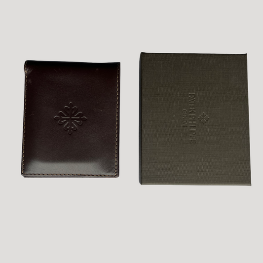 Patek Philippe Brown Leather Wallet / Portemonnaie /Geldbeutel with its original box