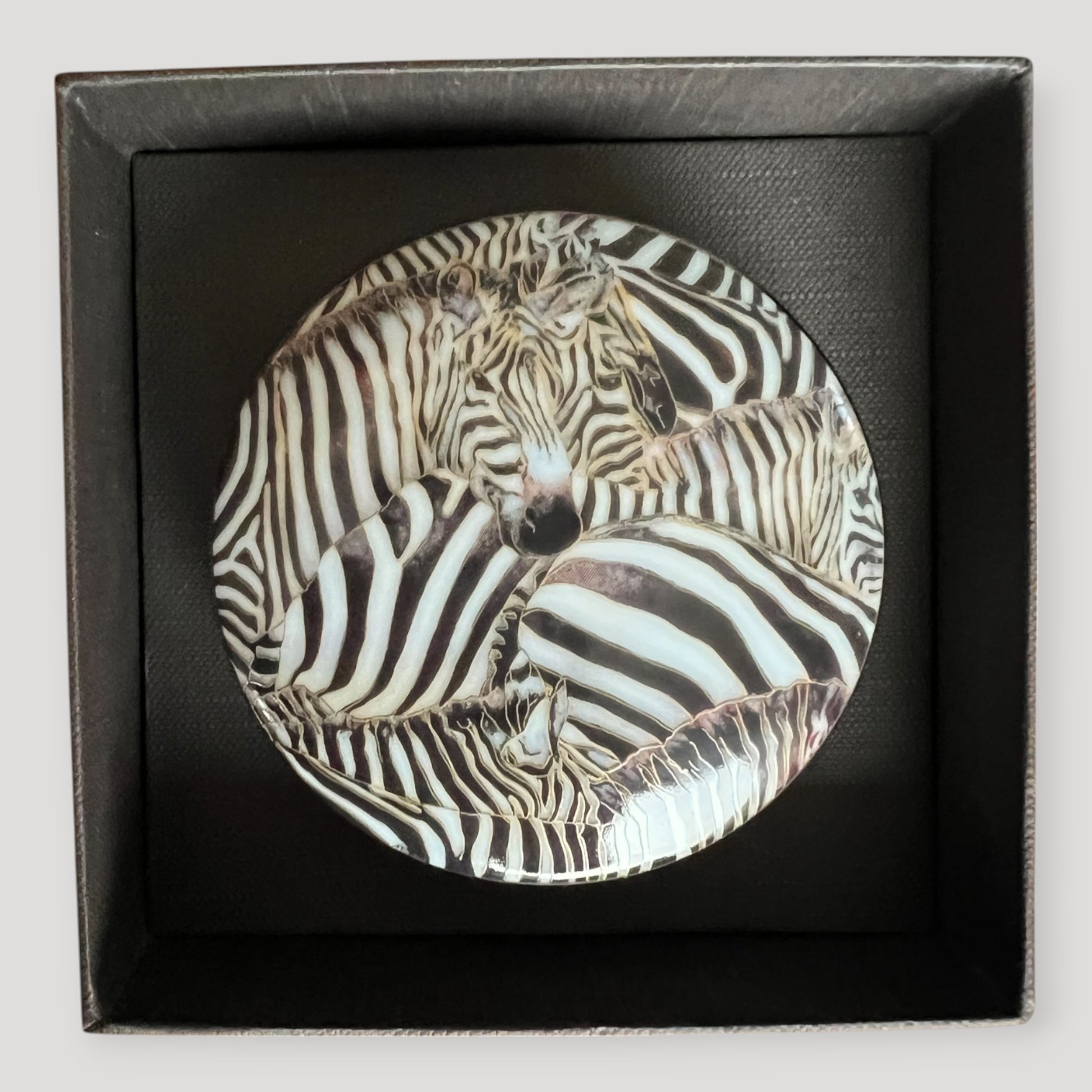 Patek Philippe ' Limoges Porcelain Zebra Trinket Candy Box NEW Collection 2023
