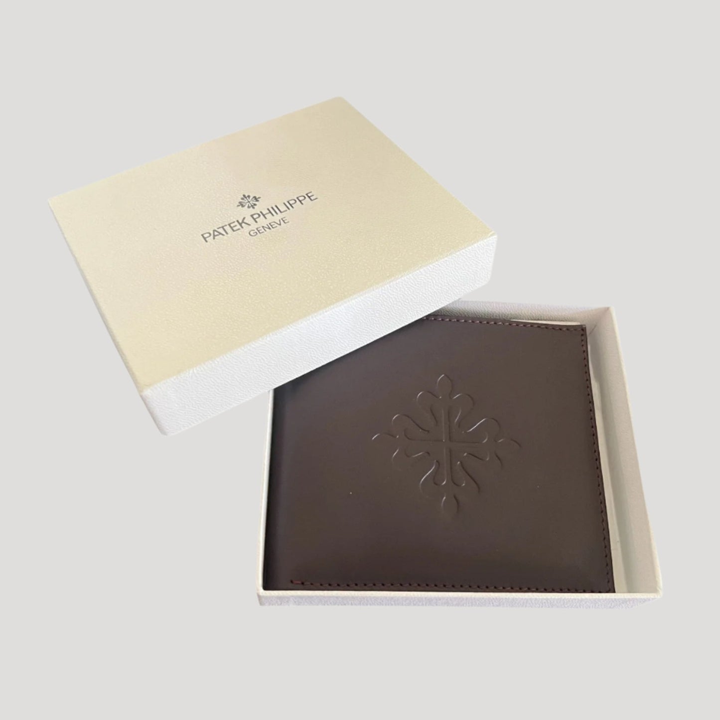 Patek Philippe NOS Vintage Burgundy Leather Wallet/ Portemonnaie/Portefeuille