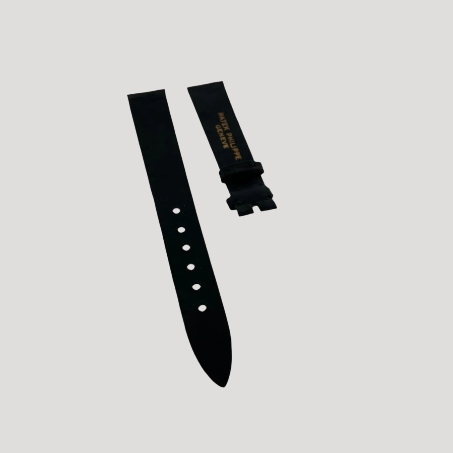 Patek Philippe New Black Croco Band / Bracelet / Strap 16/14 mm