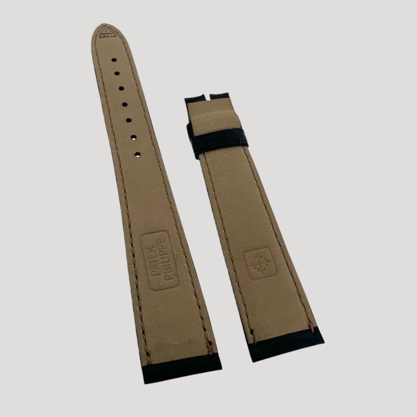 Patek Philippe New Black Croco Matte Band / Bracelet / Strap 18/14 mm