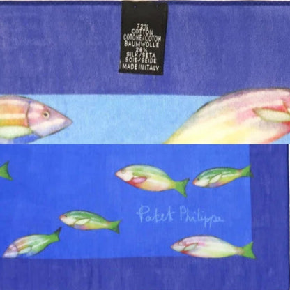 Patek Philippe New Cotton & Silk Scarf/ Schal/ Echarpe in its Patek box