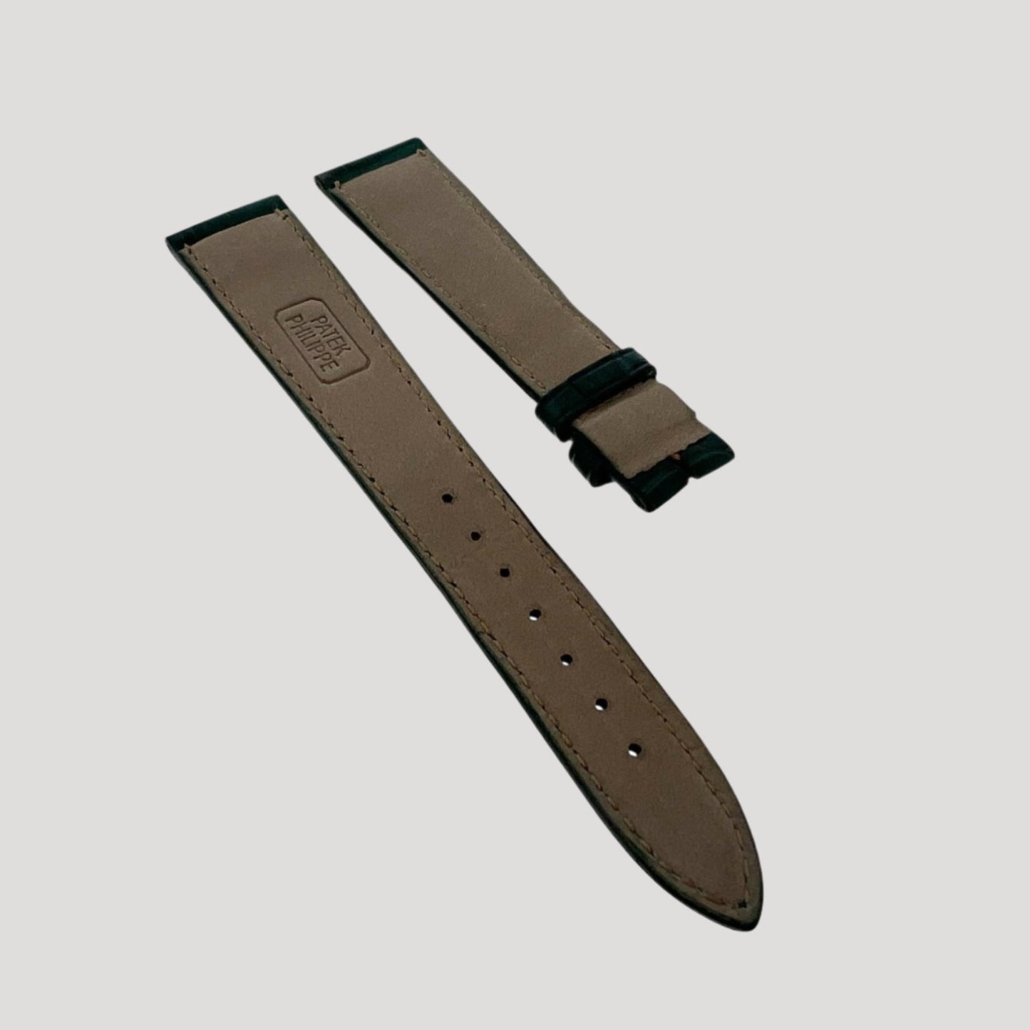 Patek Philippe New Green Croco Matte Band / Bracelet / Strap 18/14 mm