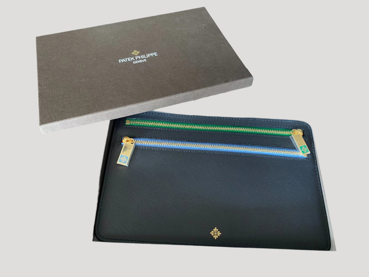 Patek Philippe New Big Leather Wallet/ Portemonnaie/Portefeuille/port documents
