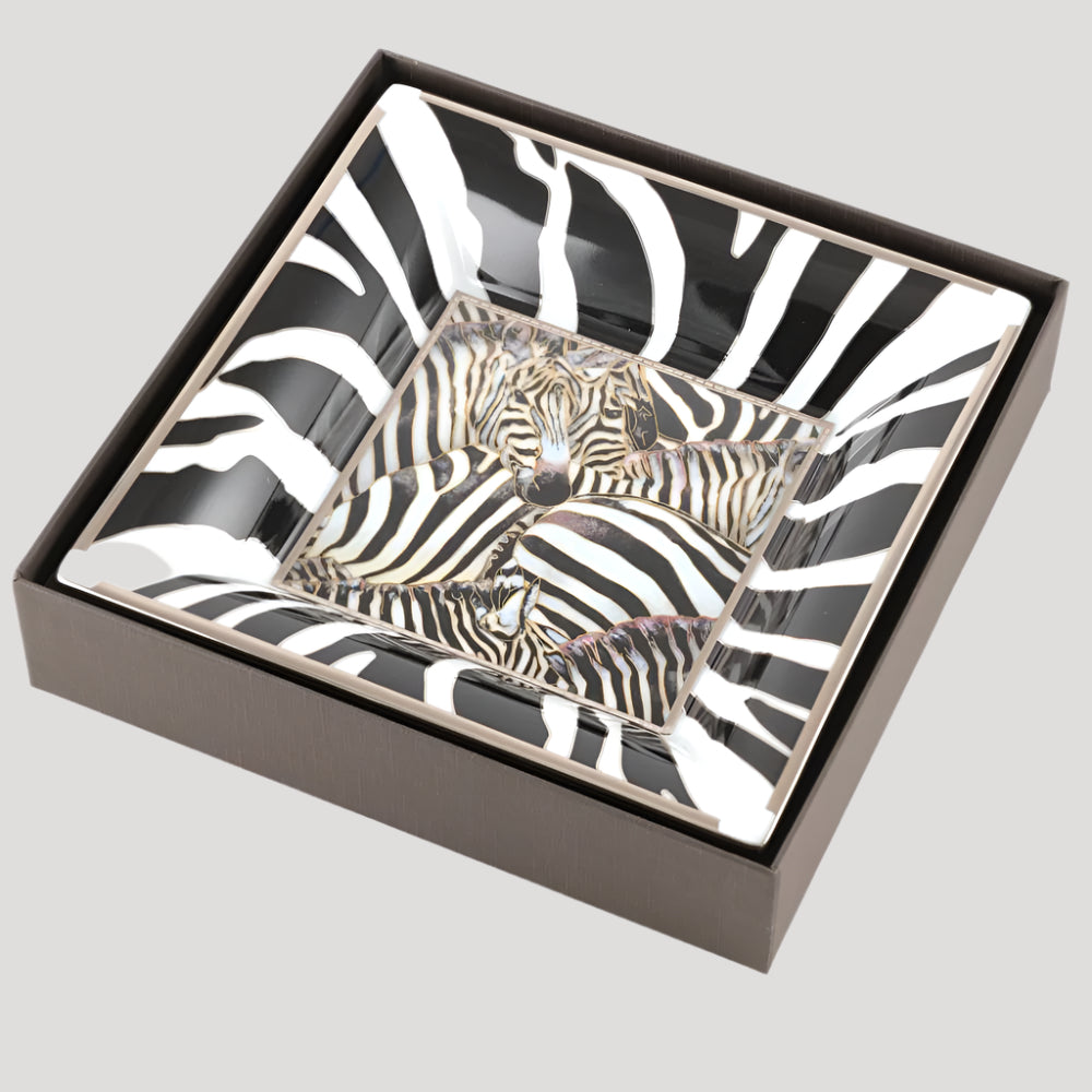 Patek Philippe 'Vide-poches' Limoges Porcelain Zebra Dish NEW Collection 2023