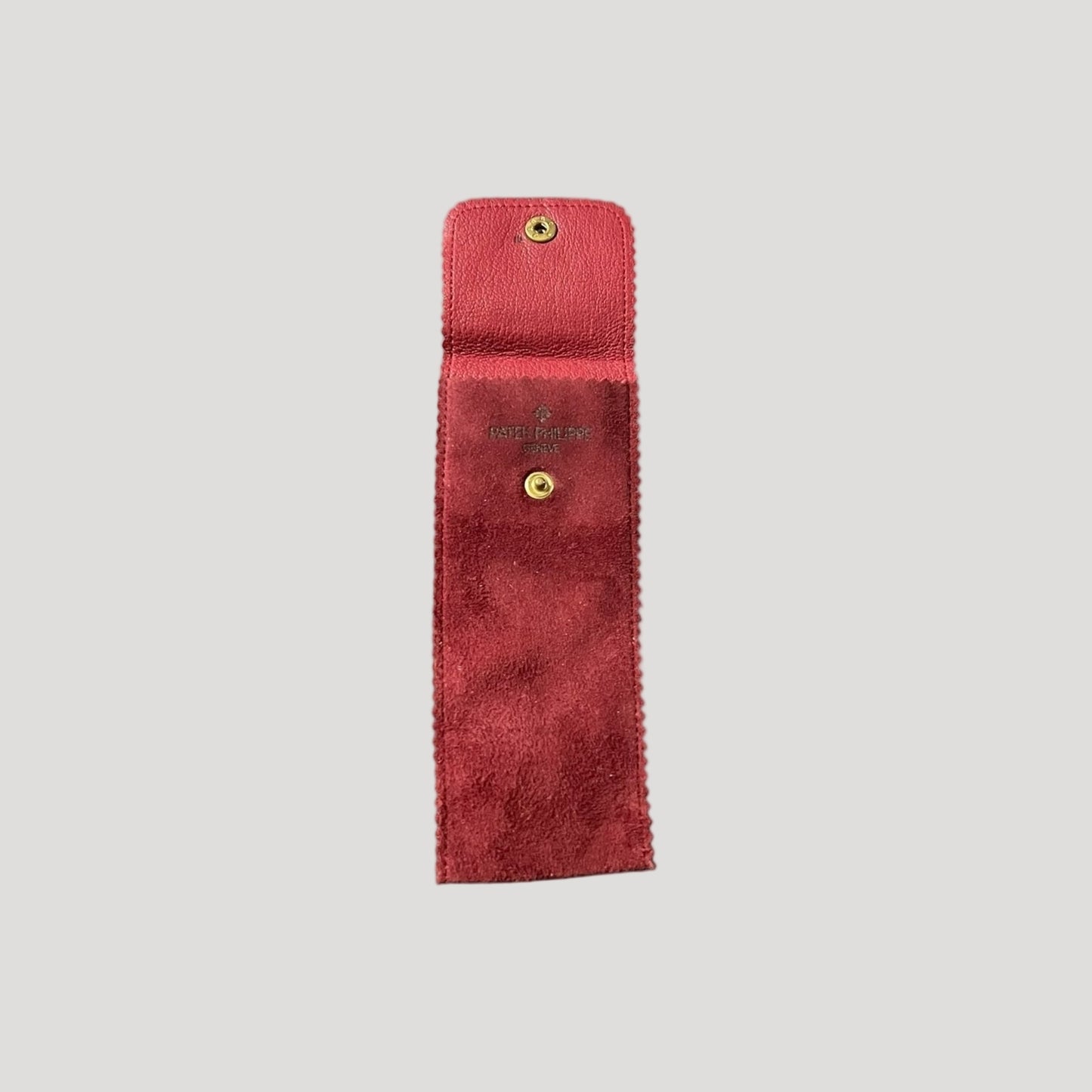 Patek Philippe Vintage Burgundy Soft Travel Pouch / Etui in Suede leather