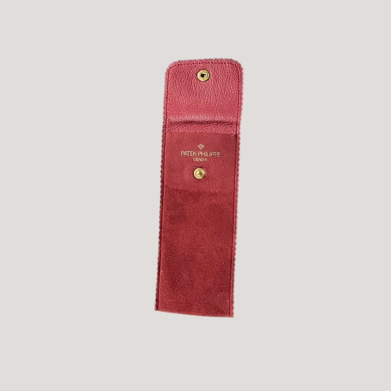 Patek Philippe Vintage Burgundy Soft Travel Pouch / Etui in Suede leather