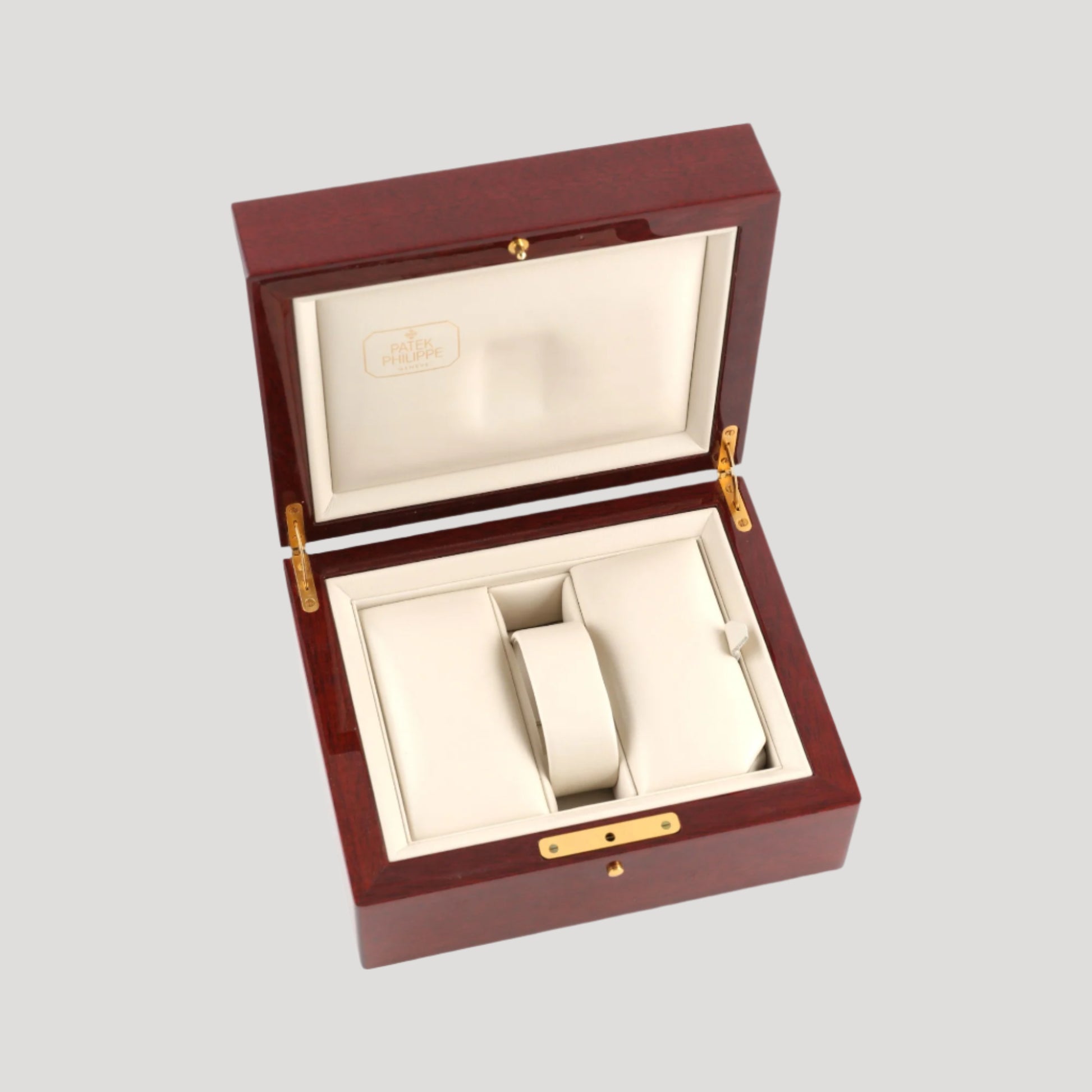 Patek Philippe Vintage NOS Woden Box / Boîte /Schachtel Complication Perpetual Rare & Outer box