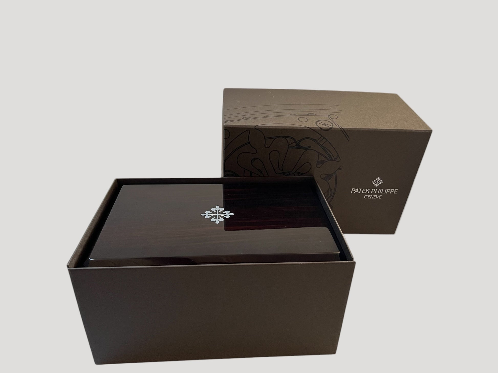 Patek Philippe Wooden Box/ Boîte/Schachtel / Scatola full set for Nautilius & other Patek models