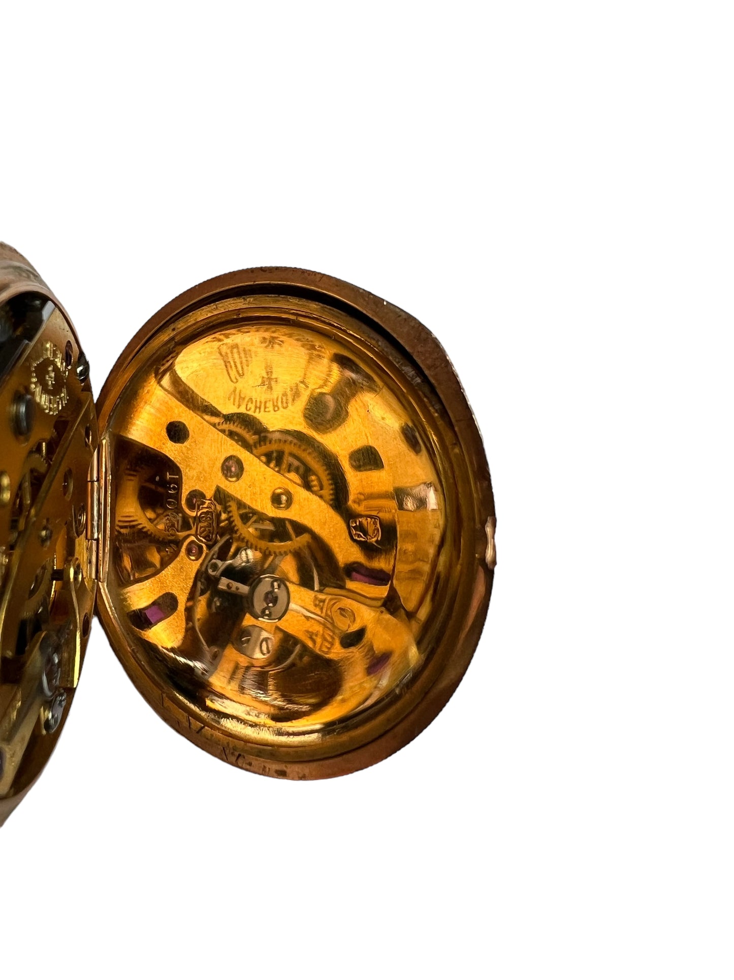 Vacheron Constantin 18k Gold Pendant & Pocket Watch Taschenuhr / Montre de poche Handpainted year 1901