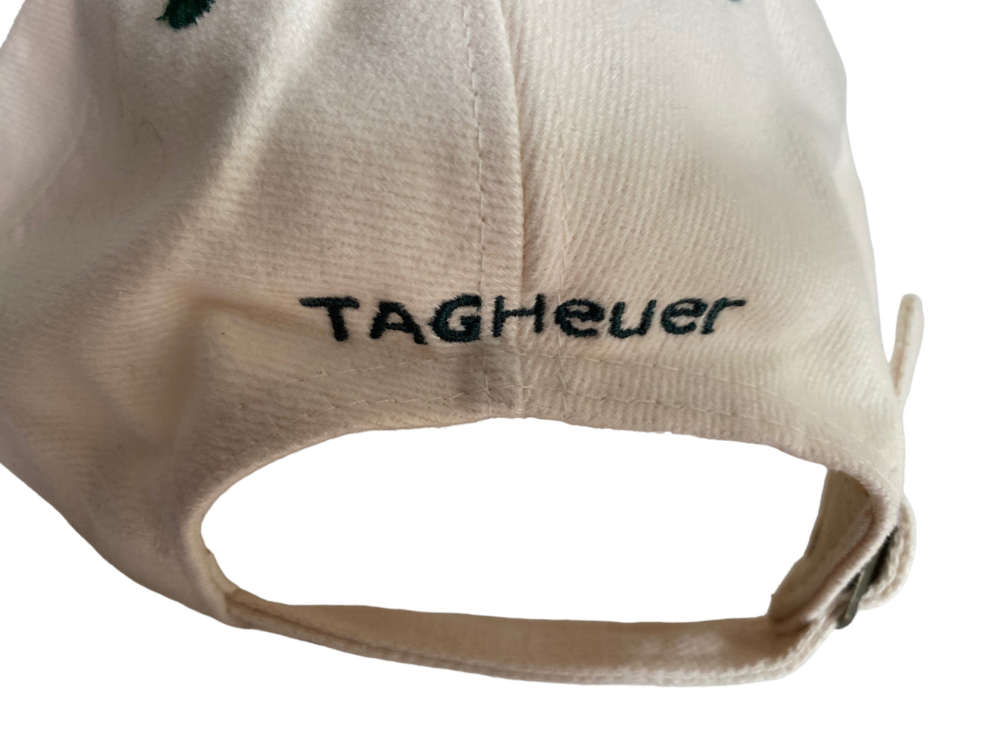 TAG Heuer New White & Green Cap/Casquette/Kappe New Adjustable Size