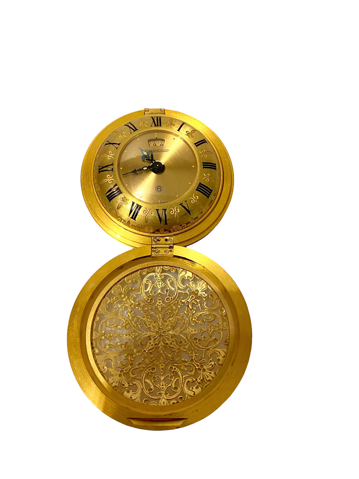 Jaeger-LeCoultre « Mystery » Alarm 8 Days Table Clock/ Tischuhr/ Horloge Very Rare