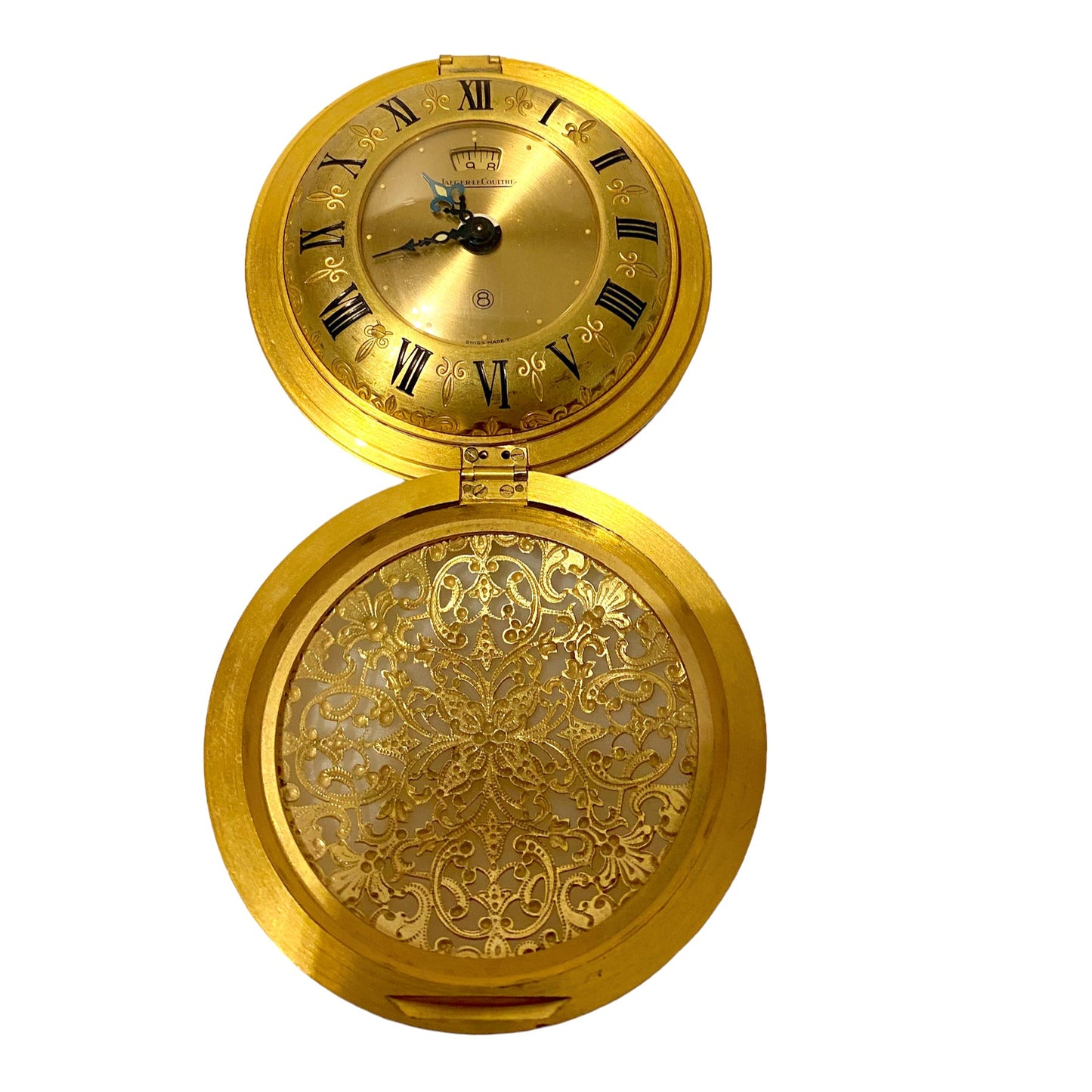 Jaeger-LeCoultre « Mystery » Alarm 8 Days Table Clock/ Tischuhr/ Horloge Very Rare