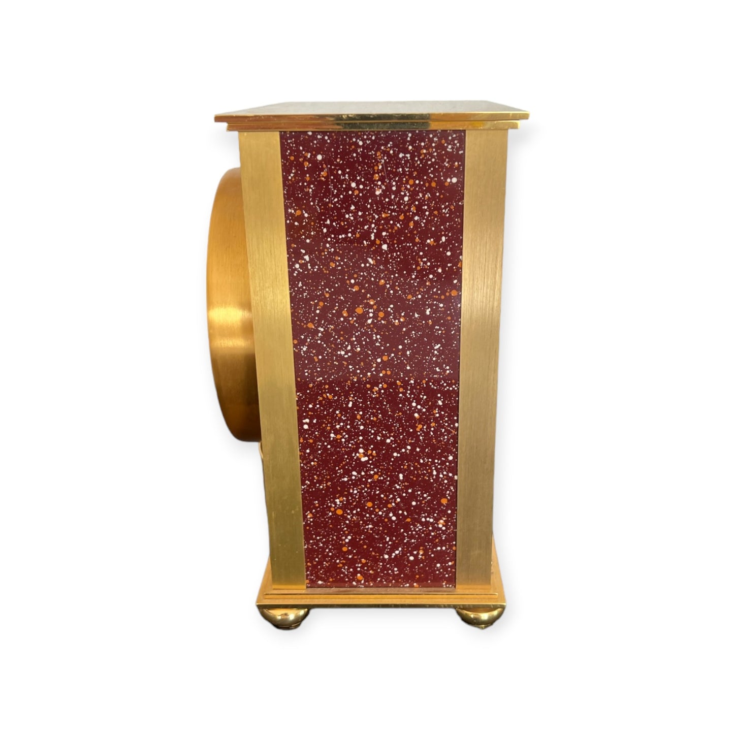 Jaeger-LeCoultre Atmos Red Marble Motifs Roman Dial