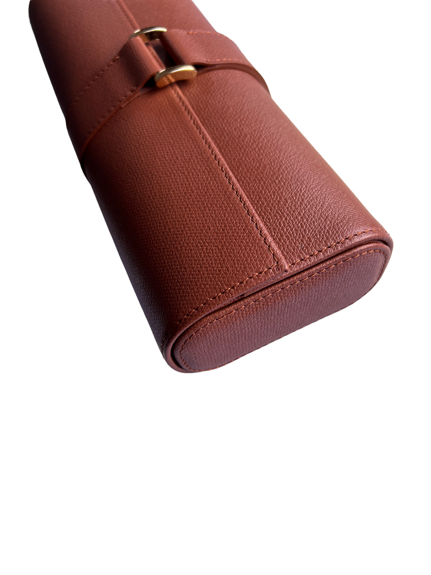 Rolex New Rare Brown Leather Etui/ Travel Pouch/ Case several watches