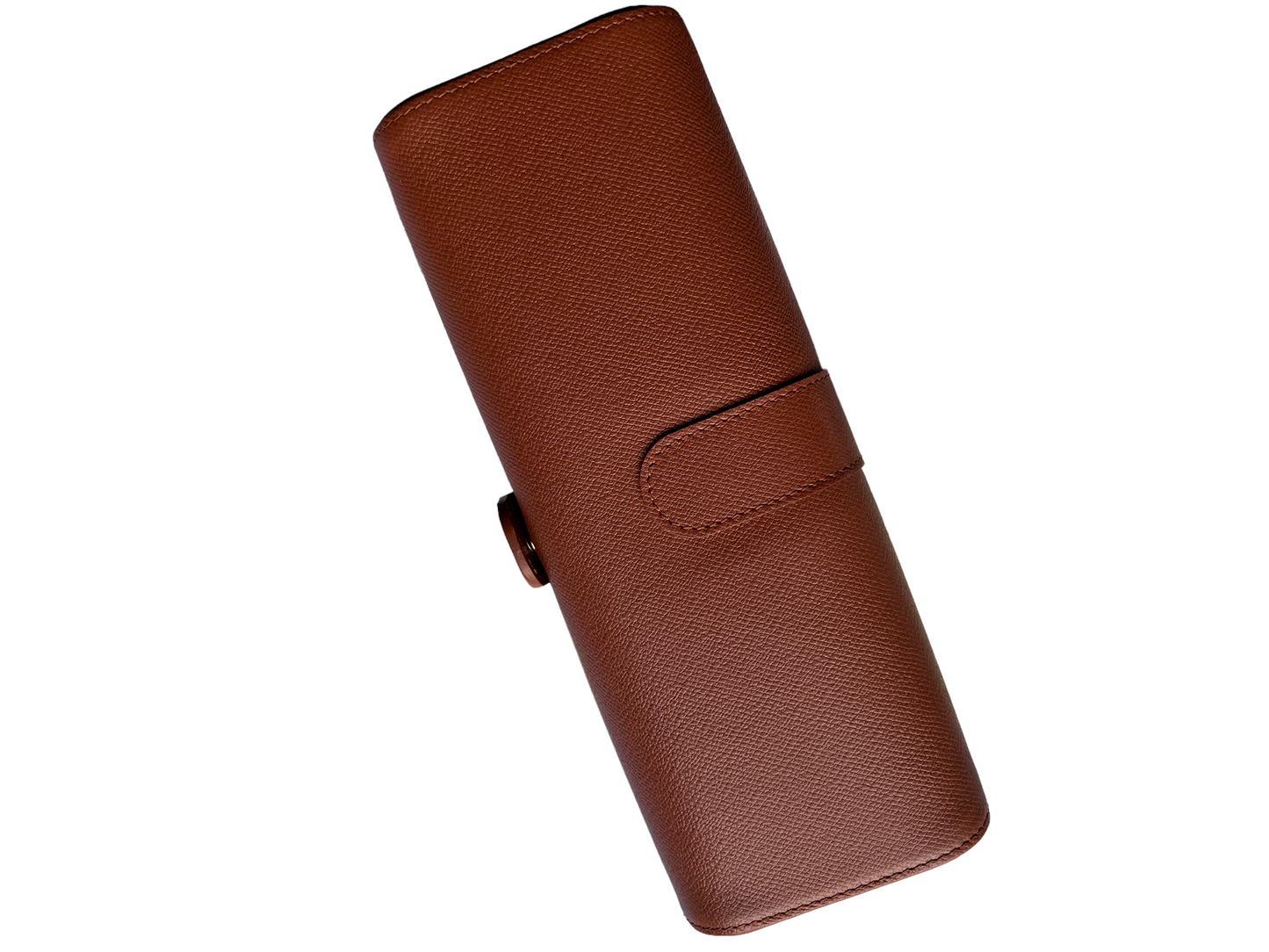 Rolex New Rare Brown Leather Etui/ Travel Pouch/ Case several watches