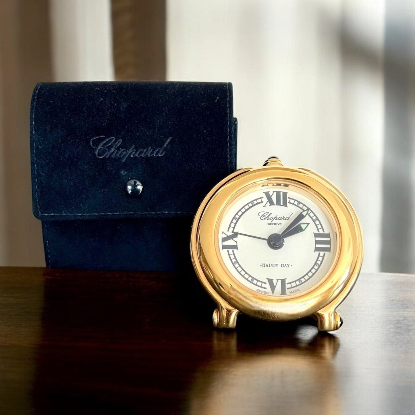 Chopard 'Happy Day' Alarm Table Clock