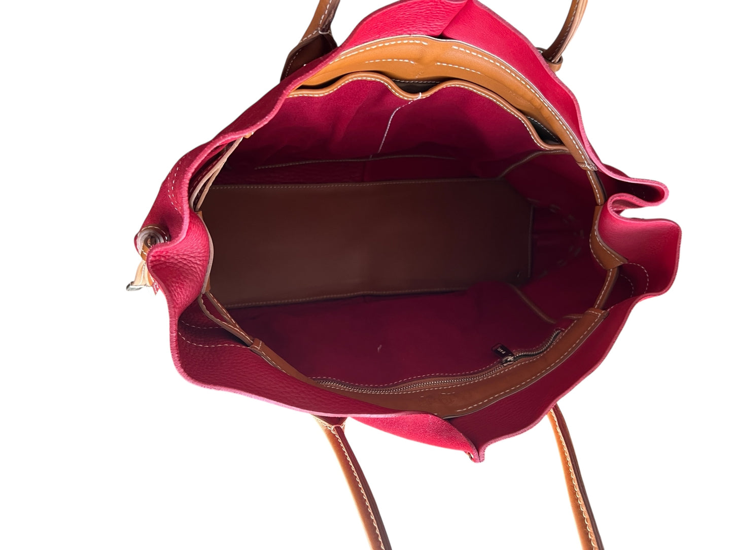 Tod's Di Bag in Red Suede Leather Discontinued bag / sac / tasche