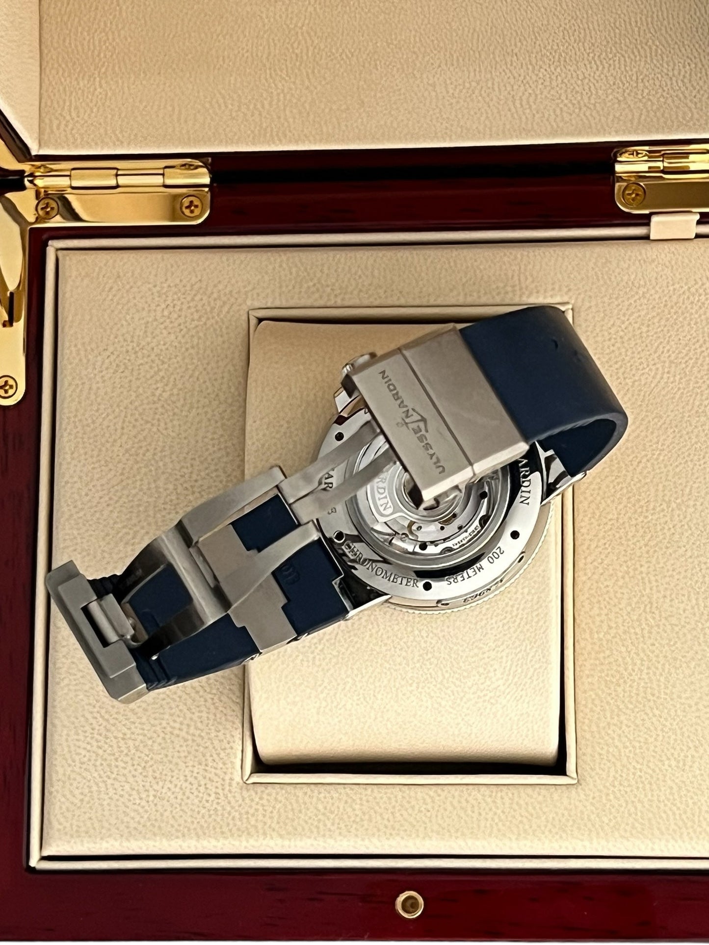 Ulysse Nardin Marine Chronometer Blue Dial 43mm Ref. 263-67 Full Set
