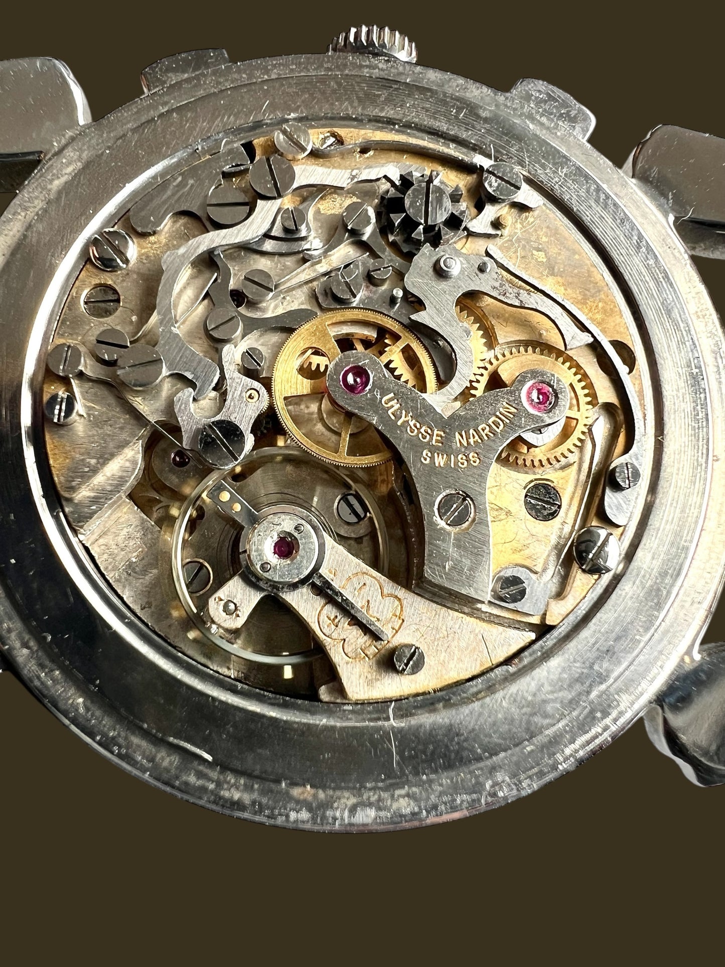 Ulysse Nardin Vintage Chronograph / Fancy Lugs Jumbo Rare'