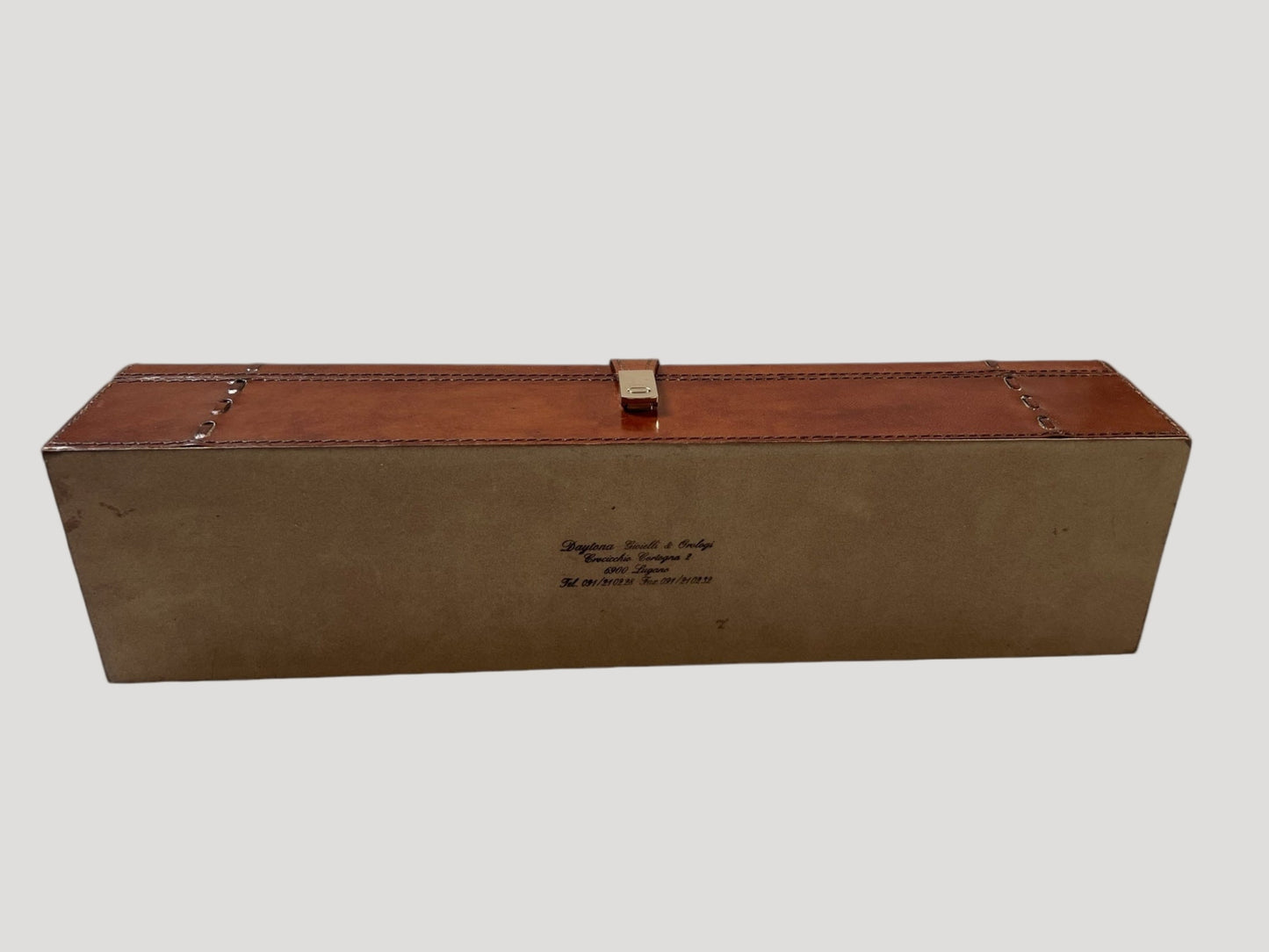 Handcrafted 5 watches High Quality Custom made Leather Box/ Schachtel