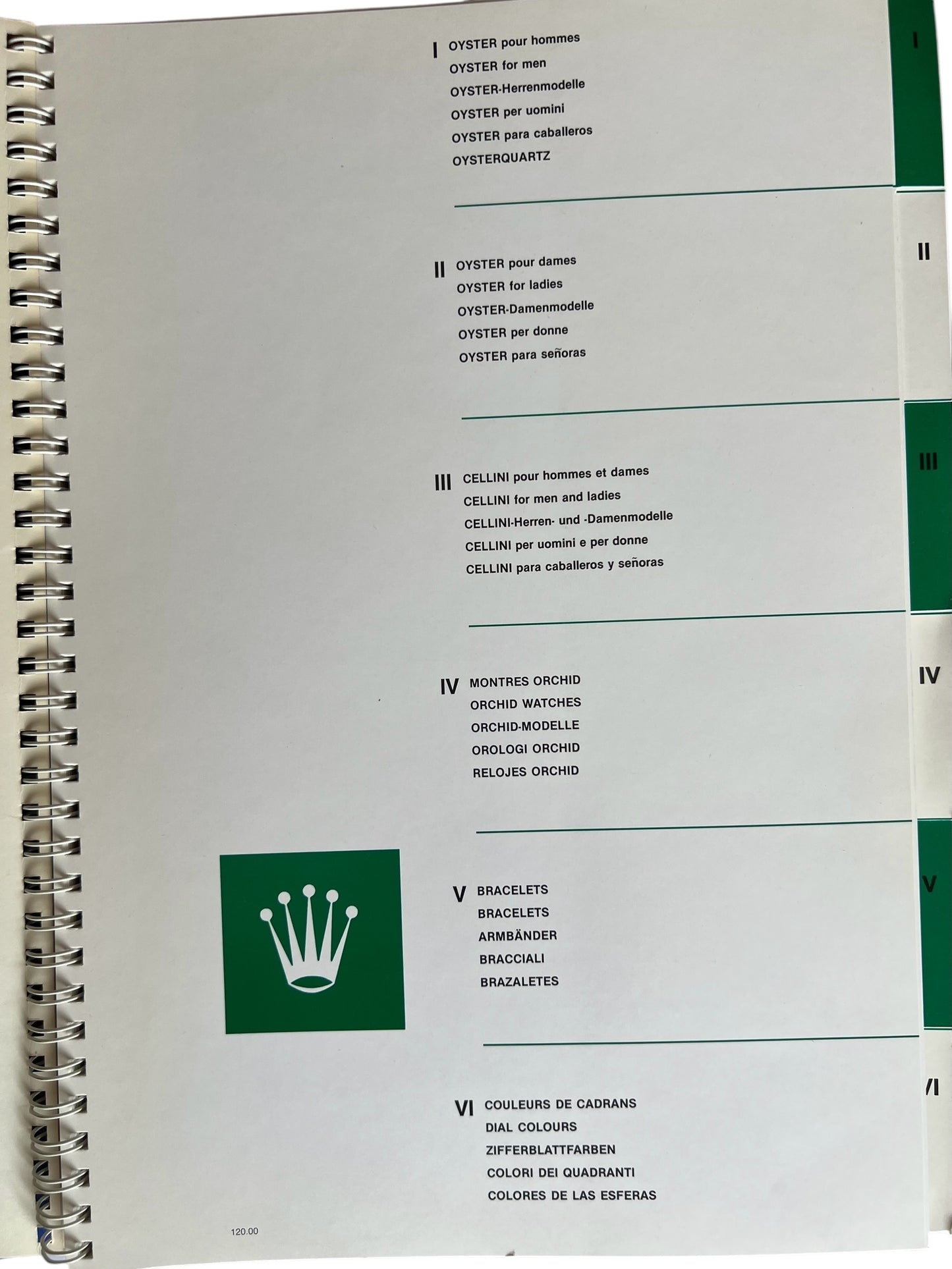 Rolex Vintage Catalog / Katalog 1985-1986 Rare