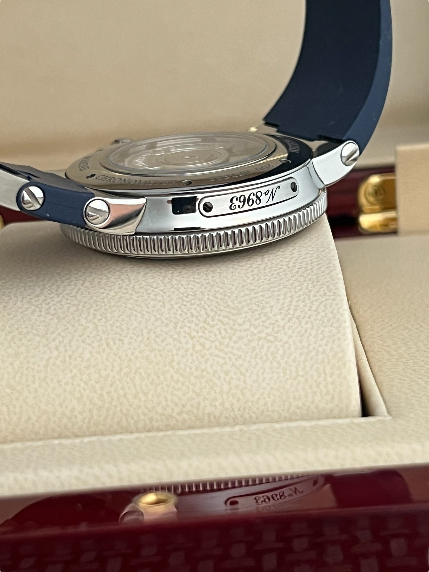 Ulysse Nardin Marine Chronometer Blue Dial 43mm Ref. 263-67 Full Set