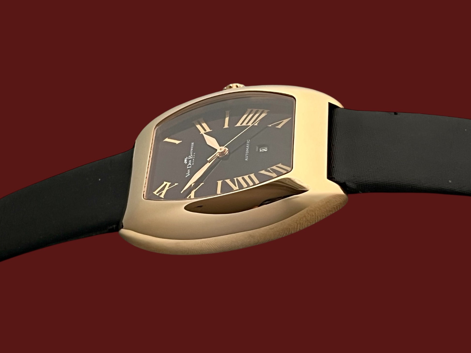 Van Der Bauwede Magnum XS – 18K Rose Gold Automatic Tuxedo Dial Lady’s Discontinued