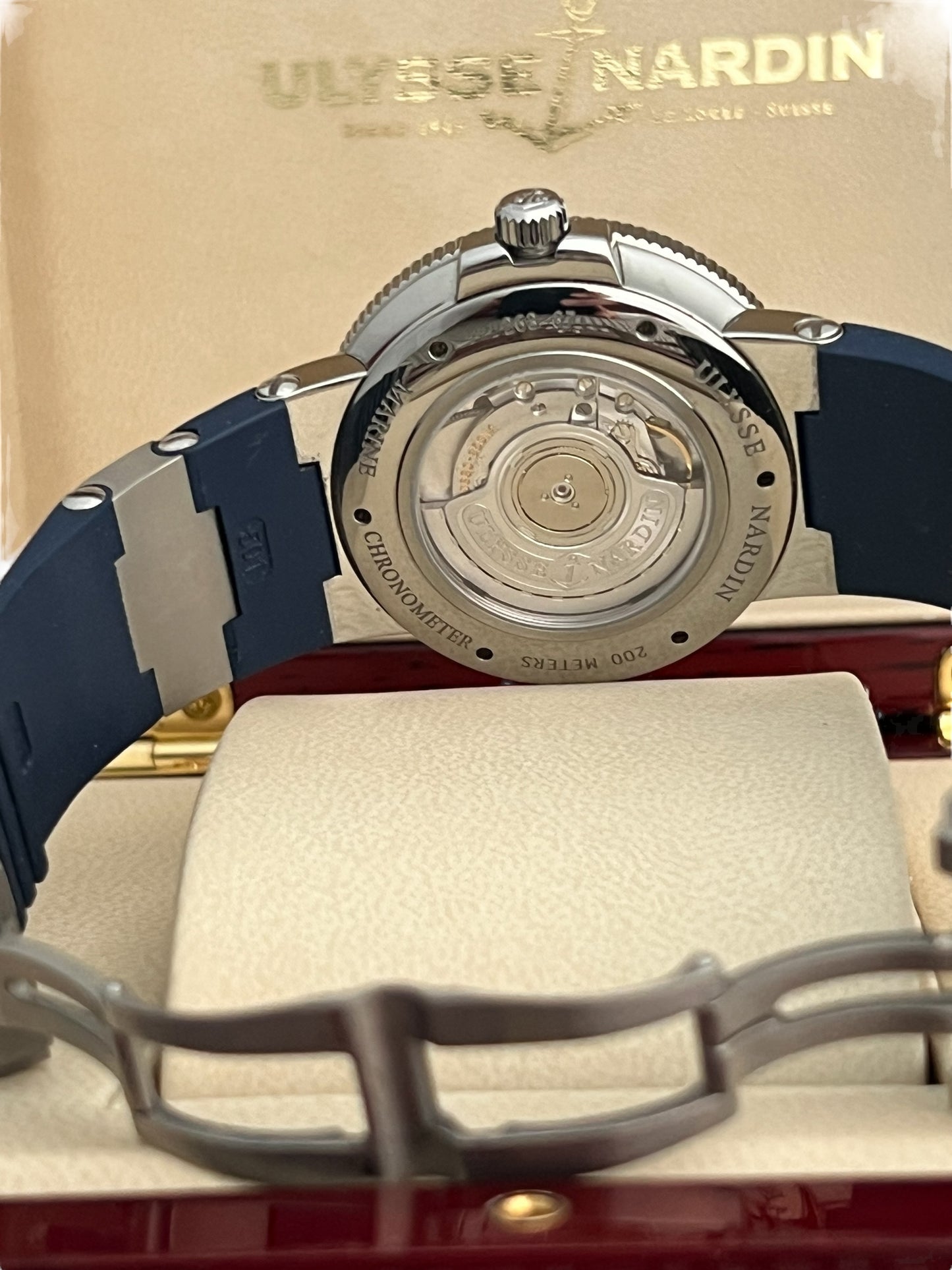 Ulysse Nardin Marine Chronometer Blue Dial 43mm Ref. 263-67 Full Set