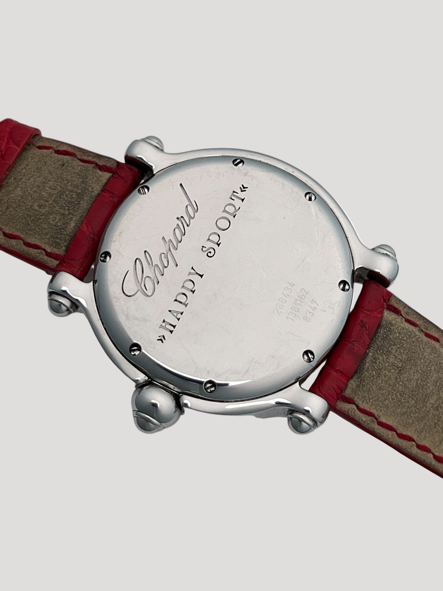 Chopard Happy Sport Red Chinese Zodiac Moving Dog  Ref. 288.434-3013 Rare