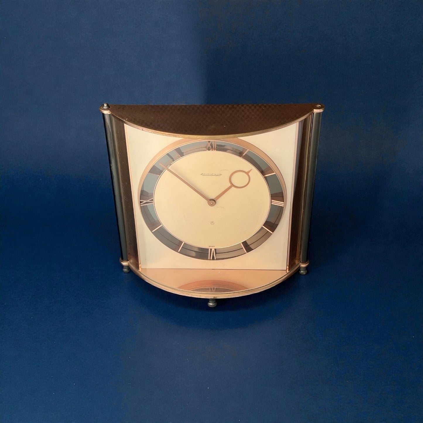 Jaeger-LeCoultre 8 Days Desk Clock 1950' Rare