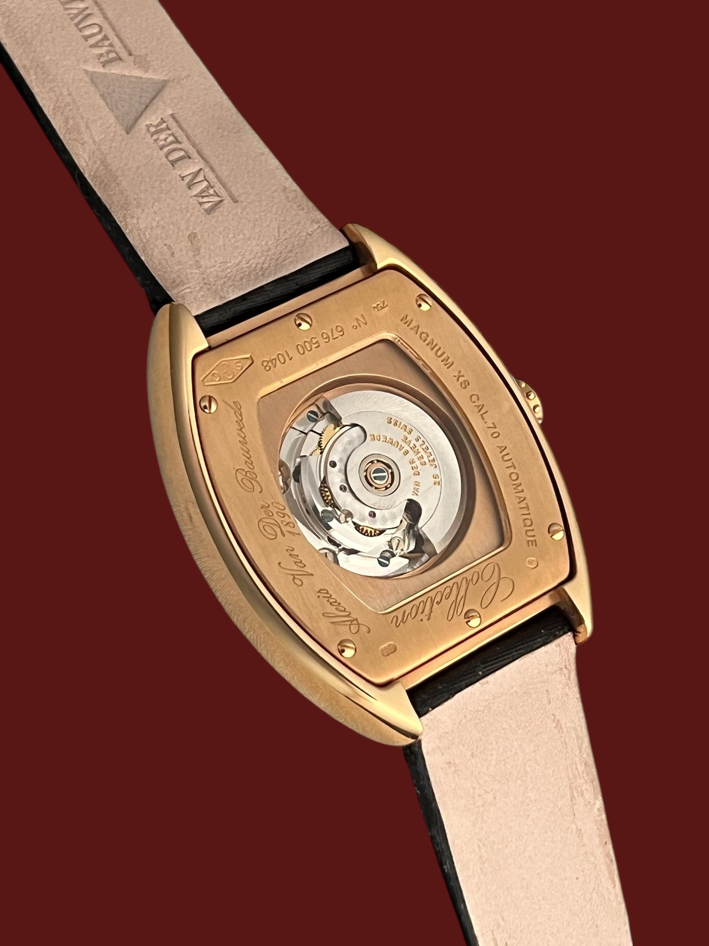 Van Der Bauwede Magnum XS – 18K Rose Gold Automatic Tuxedo Dial Lady’s Discontinued