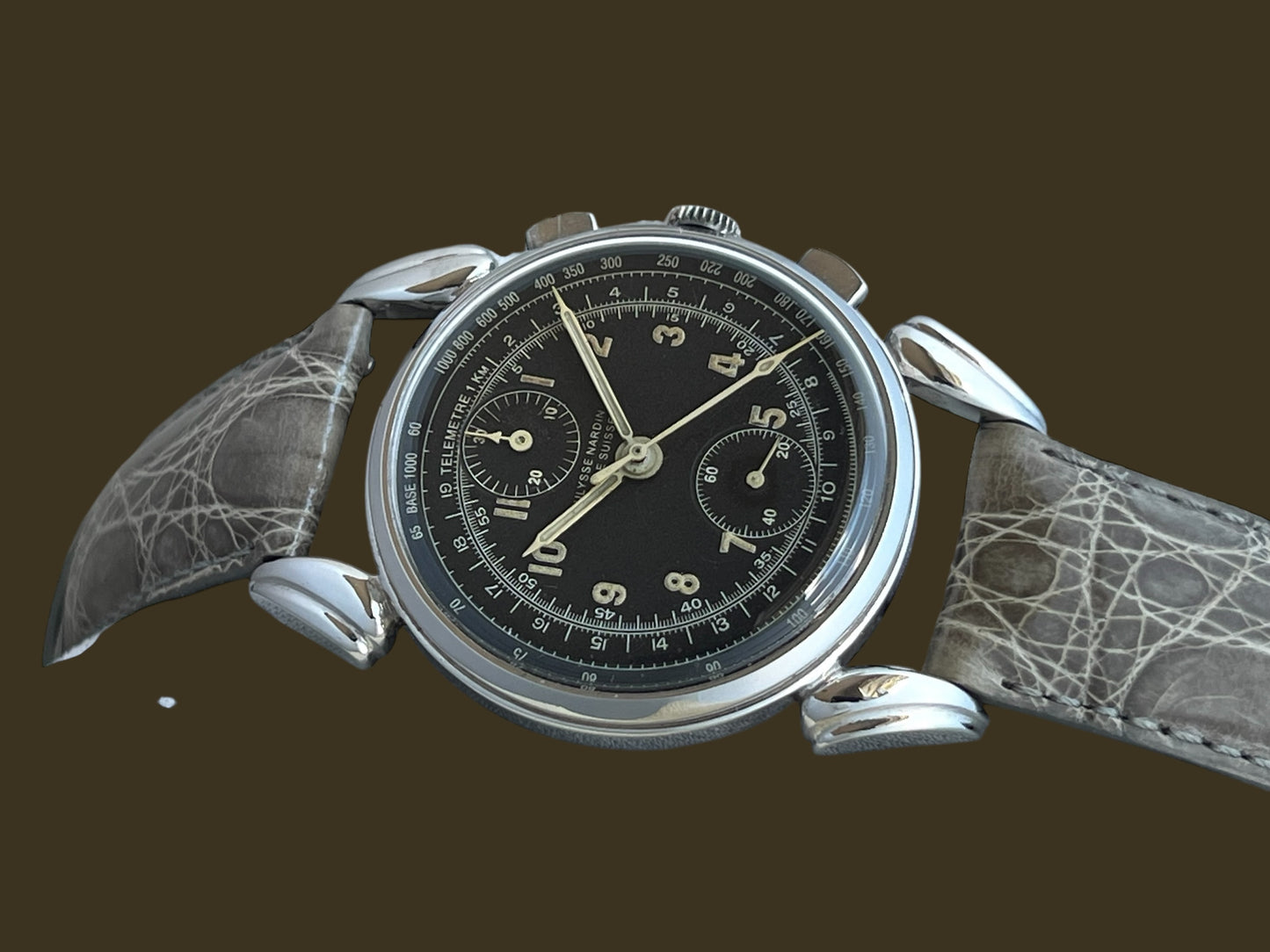 Ulysse Nardin Vintage Chronograph / Fancy Lugs Jumbo Rare'