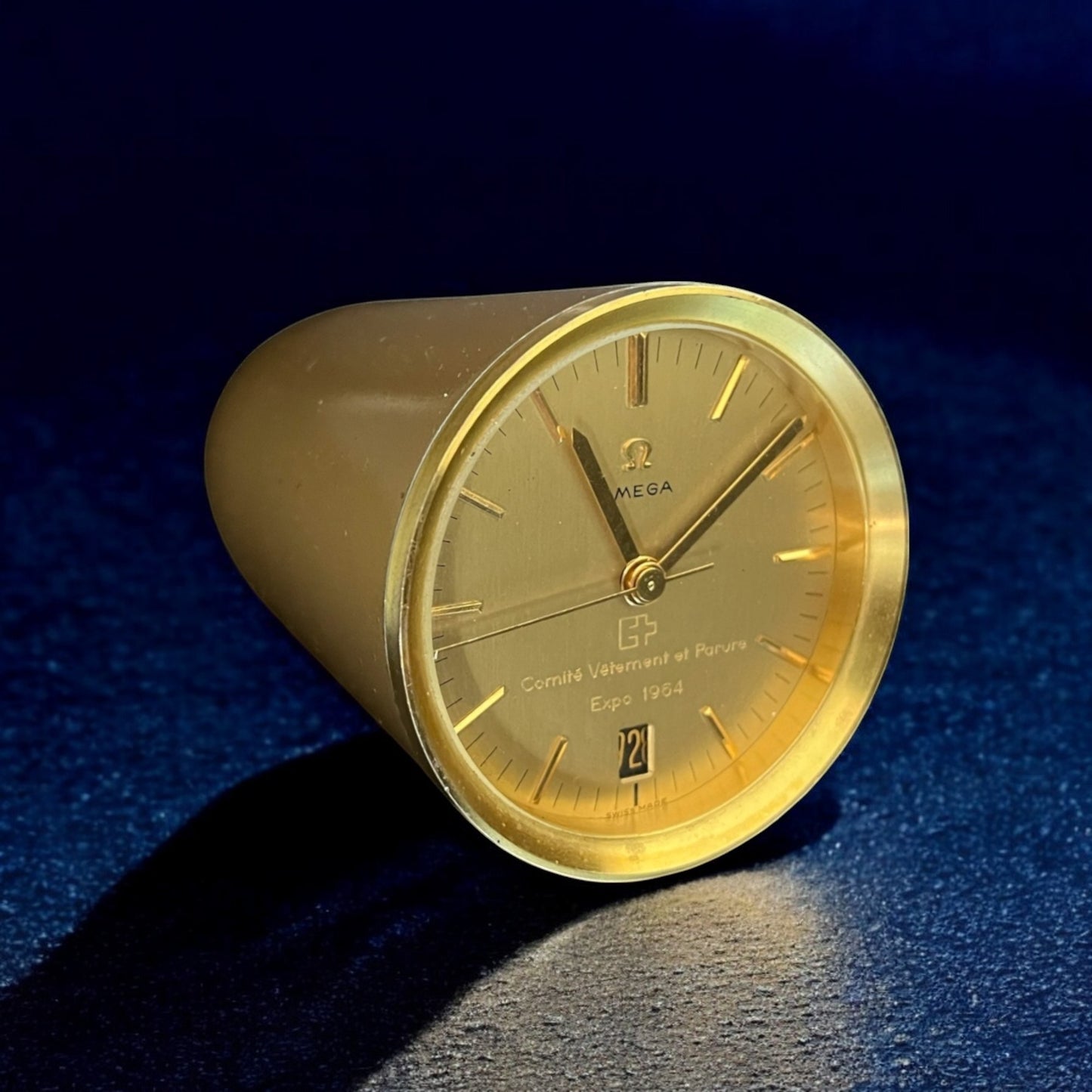 Omega Vintage Table Clock "Roket Line" 1964 Ref. 5556 Rare