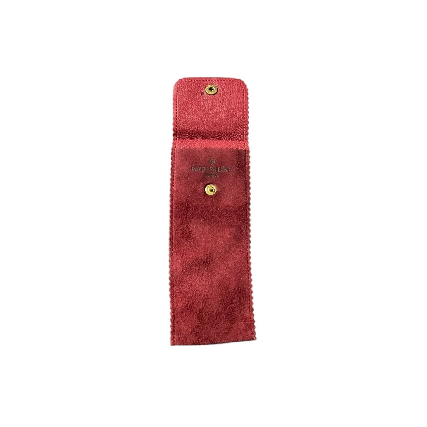 Patek Philippe Vintage Burgundy Soft Travel Pouch / Etui in Suede leather