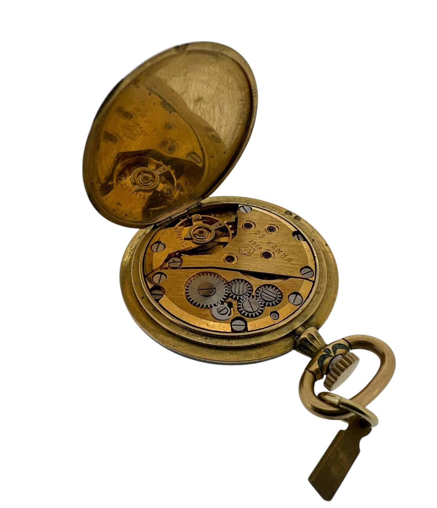 L. Leroy & Cie Rare Handcrafted Enameled Diamonds set Pendant Pocket Watch ca 1925'