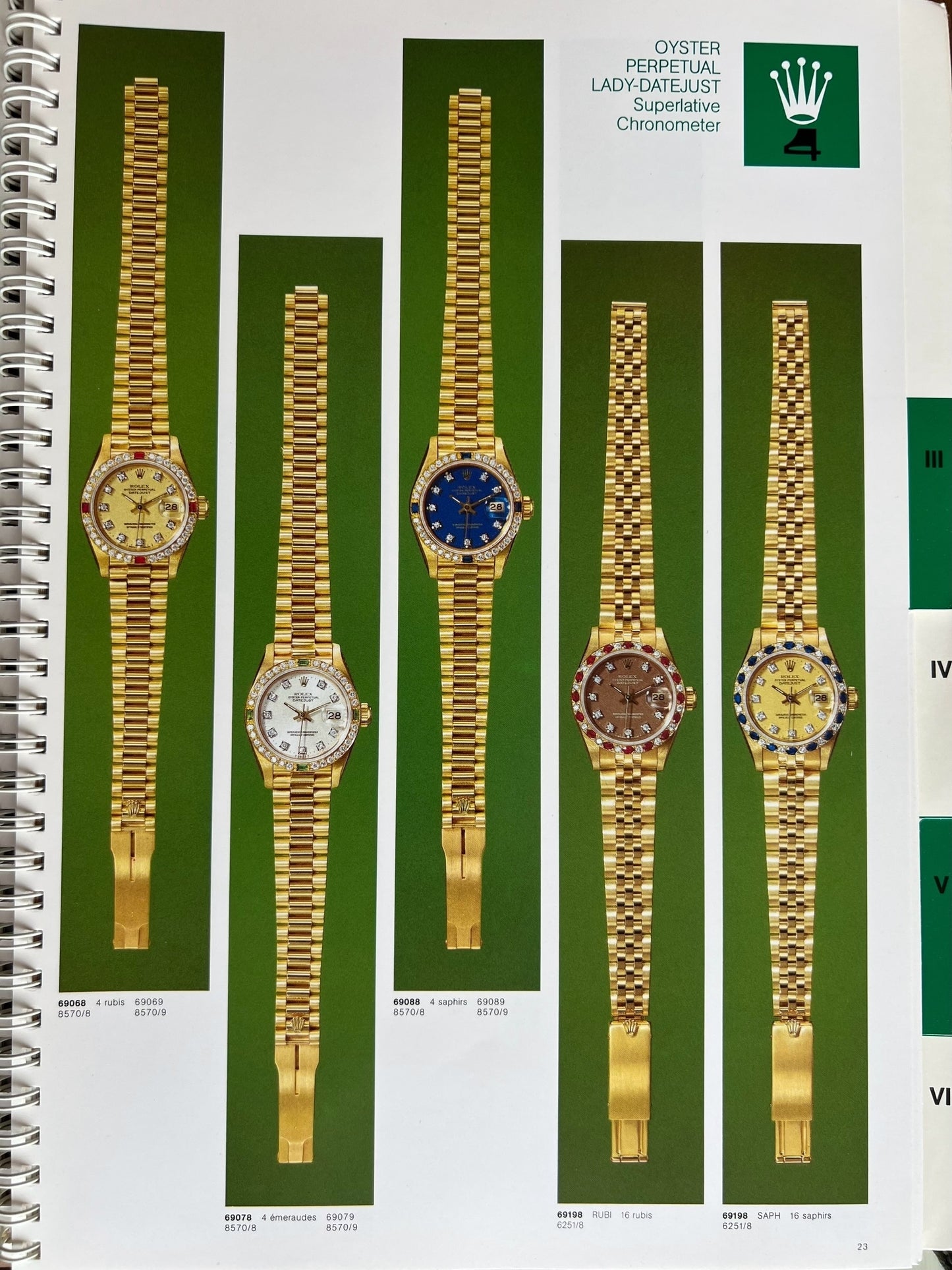 Rolex Vintage Catalog / Katalog 1985-1986 Rare