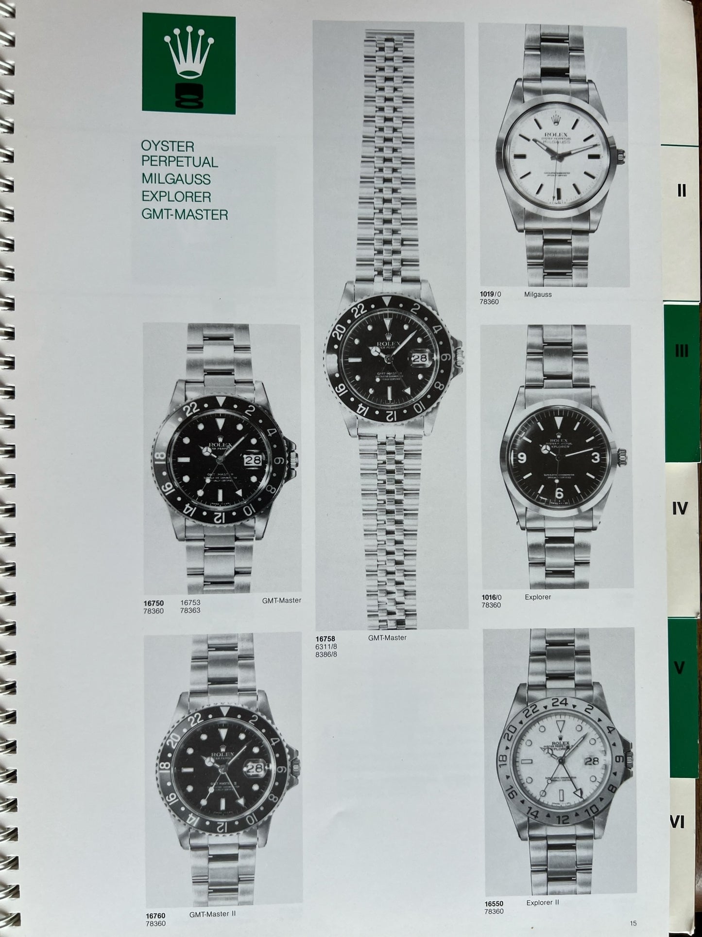 Rolex Vintage Catalog / Katalog 1985-1986 Rare