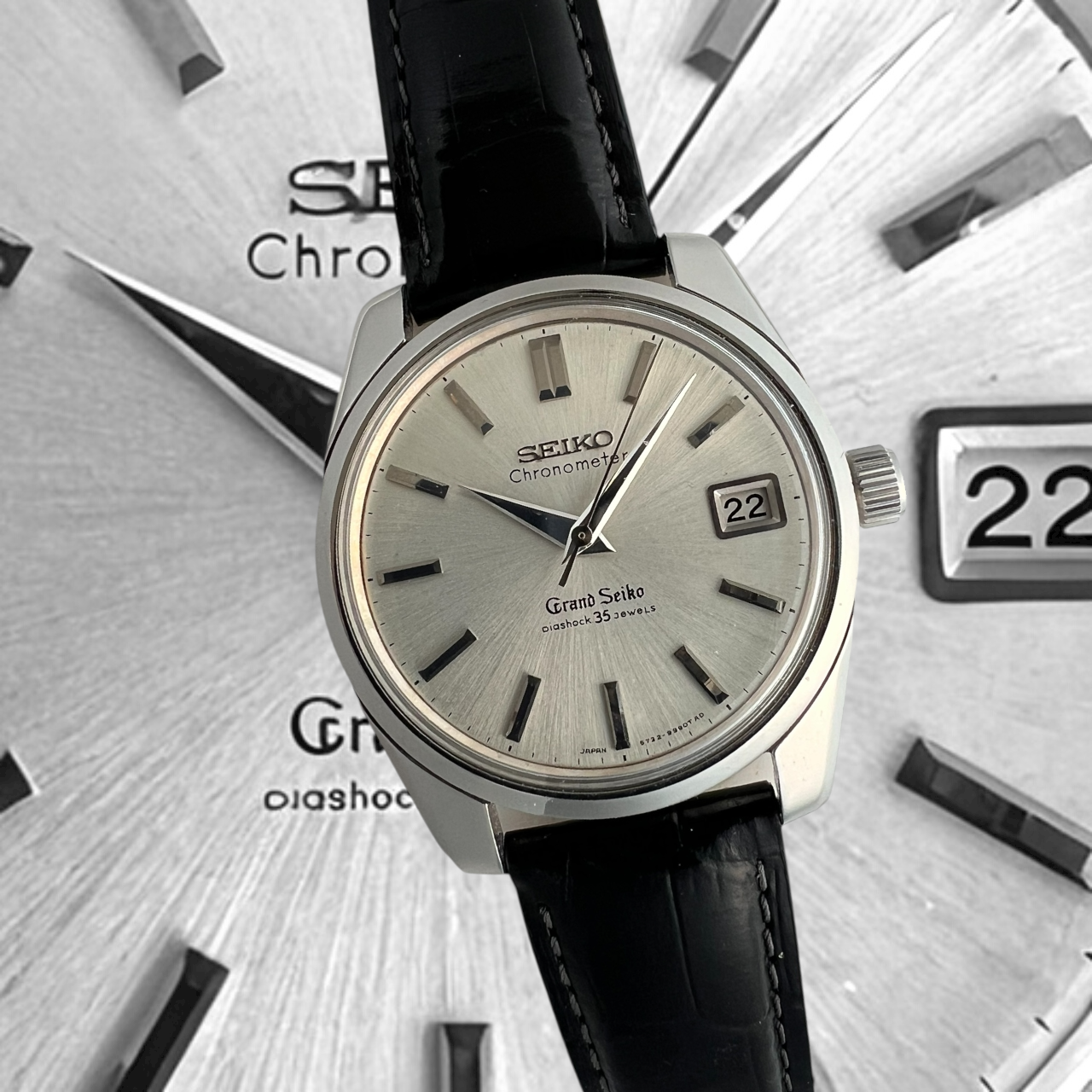 Grand Seiko 5722- 9990 T-AD "Self-Dater" Vintage Watch