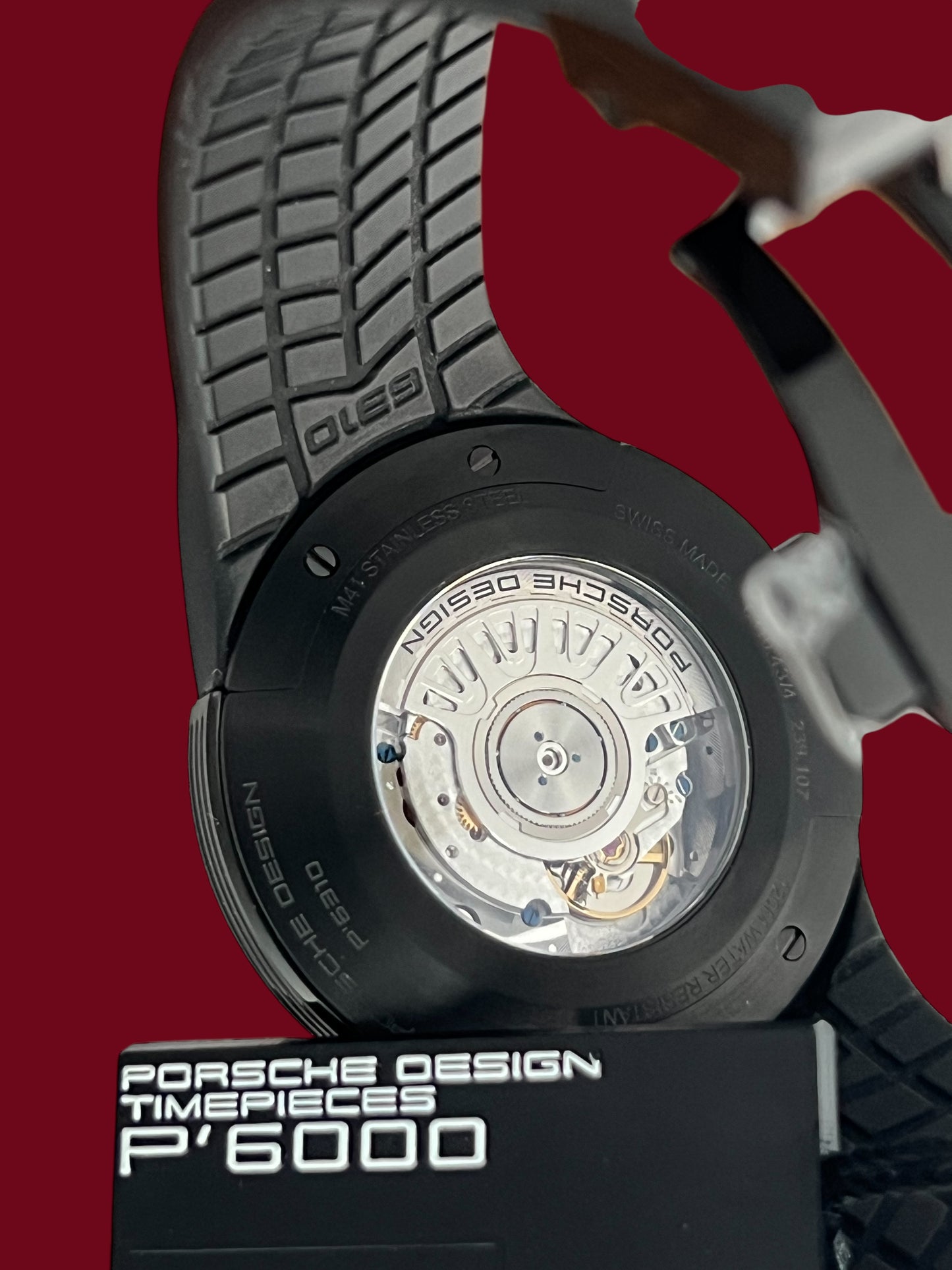 Porsche Design Red Racing Dial Automatic, New Full Set