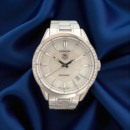 TAG Heuer Carrera Ref. WV2212.BA0798 36mm set with diamonds Lady's