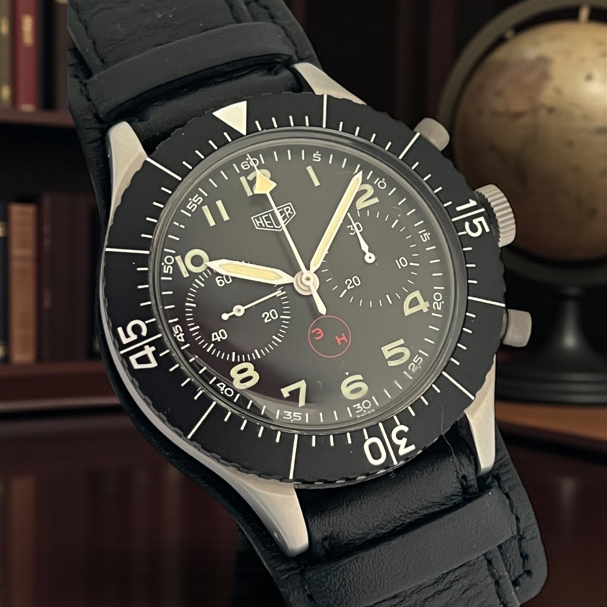 Heuer Bundeswehr Vintage Military Watch 1960' Ref 1550