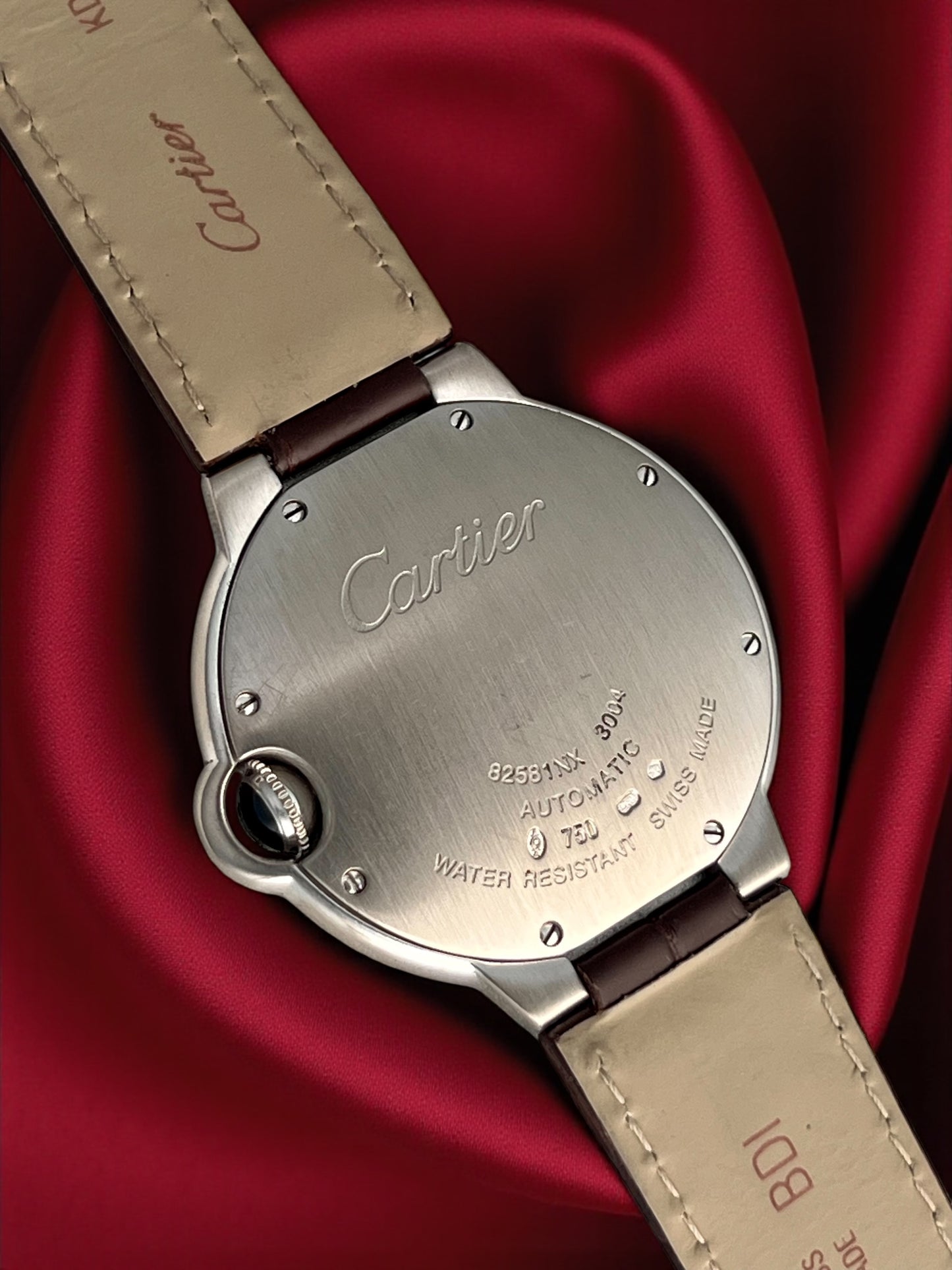Cartier Ballon Bleu 18k White Gold Ref. 3004 / W6900556