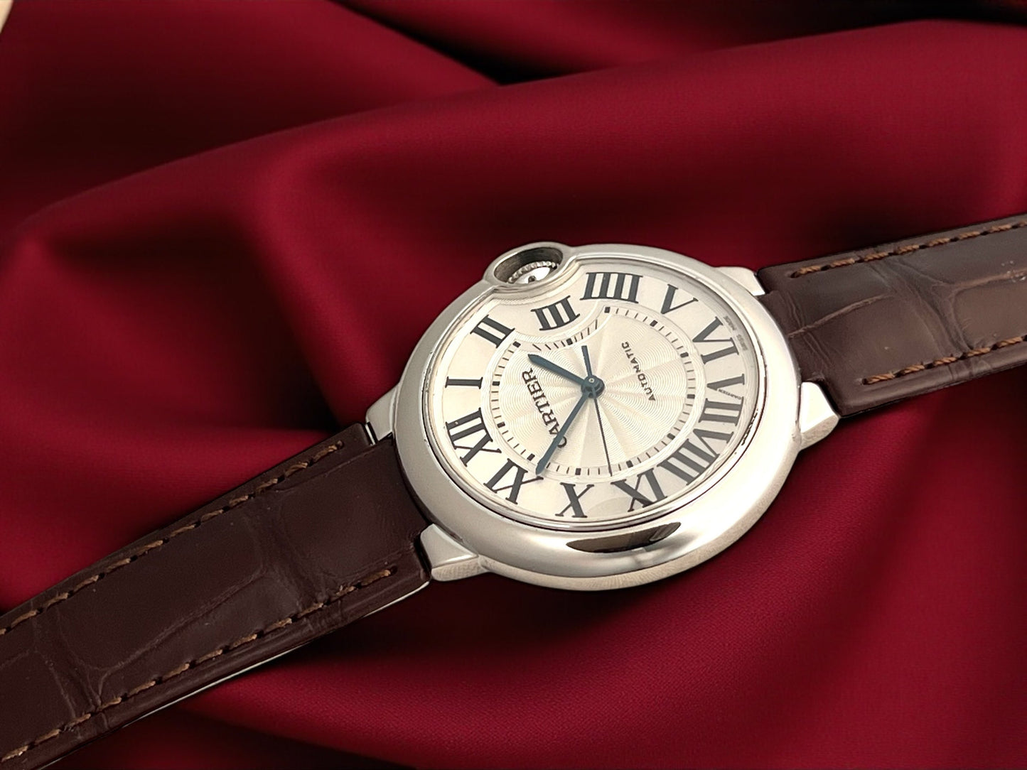 Cartier Ballon Bleu 18k White Gold Ref. 3004 / W6900556