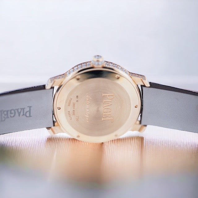 Piaget 18k Rose Gold Limelight Gala paved with diamonds Full Set New