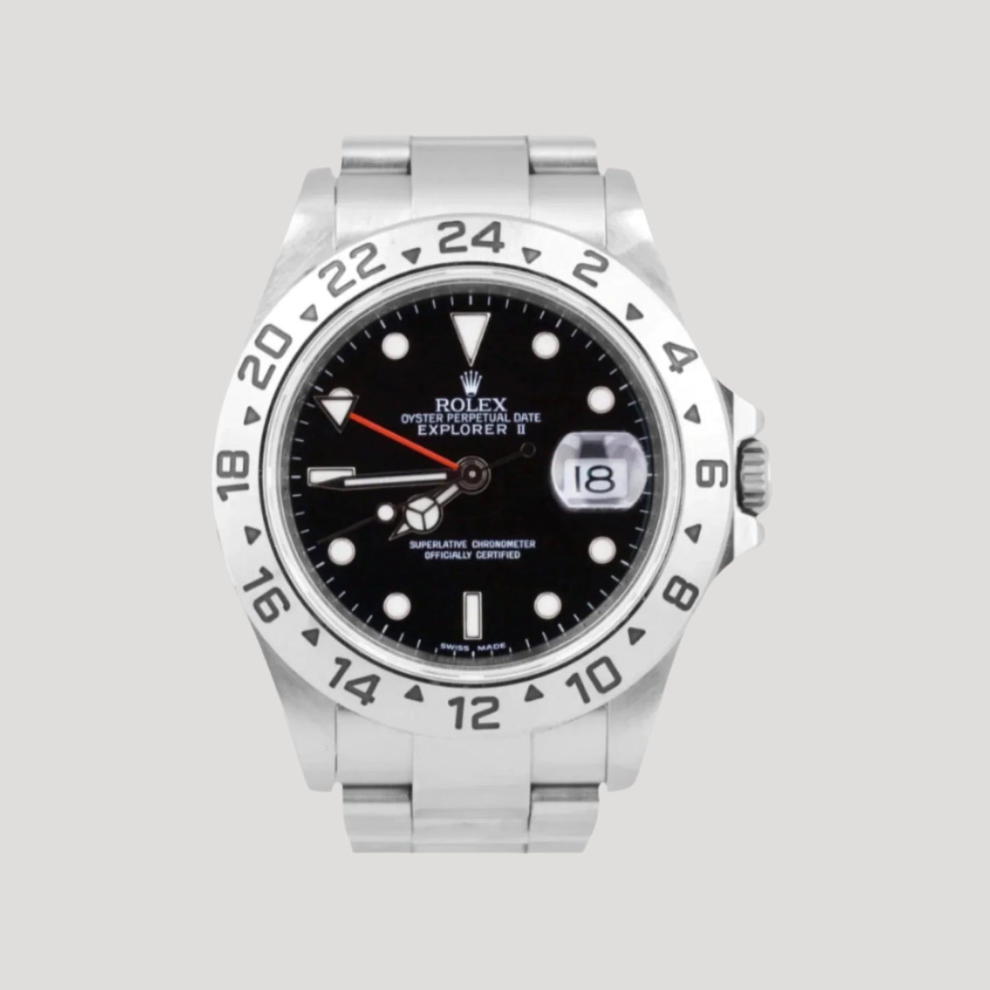 ROLEX Explorer II 16570 M Series Rehaut, Full Set