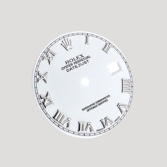 Rolex Datejust White Dial Cadran Zifferblatt 27.8 mm